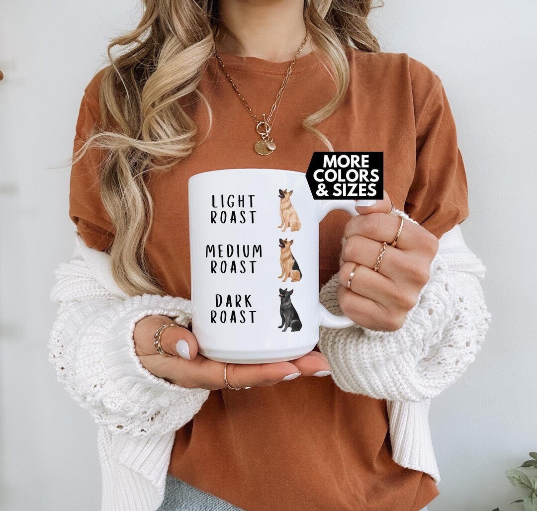 German Shepherd Dog Breed Coffee Mug Ceramic Dog Lover Gift for Dog Mom ...