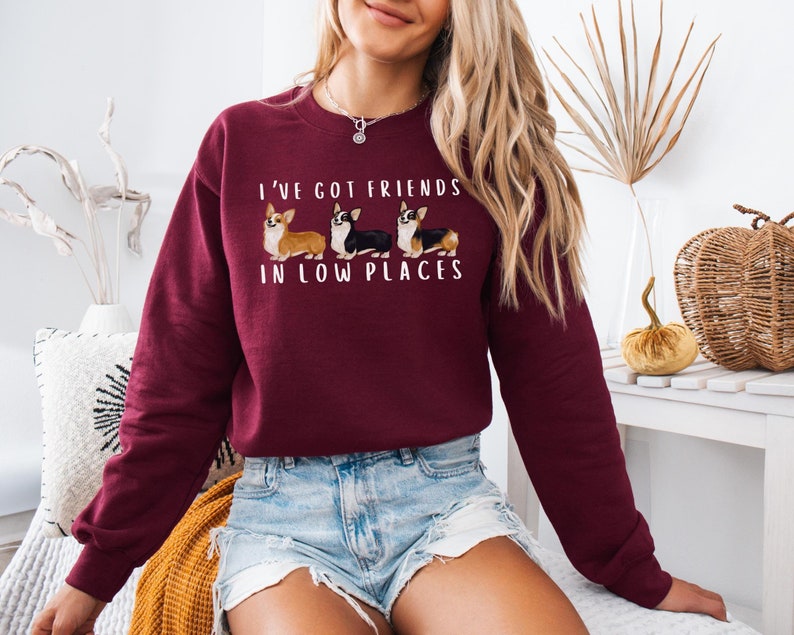 Funny Corgi Sweatshirt Gift for Corgi Lover Crewneck Youth Corgi Sweater Corgi Mom Gift for Her Womens Corgi Sweatshirt Dog Parent Present