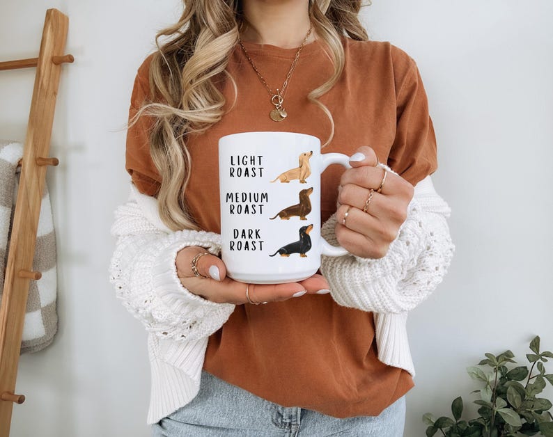 Doxin Lover Gift Dog Lover Presents Animal Lover Mug Hot Beverage Mug Dachshund Gifts Coffee Gifts Dog Mom Gifts Funny Coffee Mug