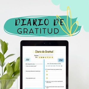 Diario de Gratitud - Diseño individu (4 stijlen inbegrepen)
