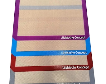 Lilymeche Concept Silicone Baking Mat Set: Nonstick, Reusable (4pc)