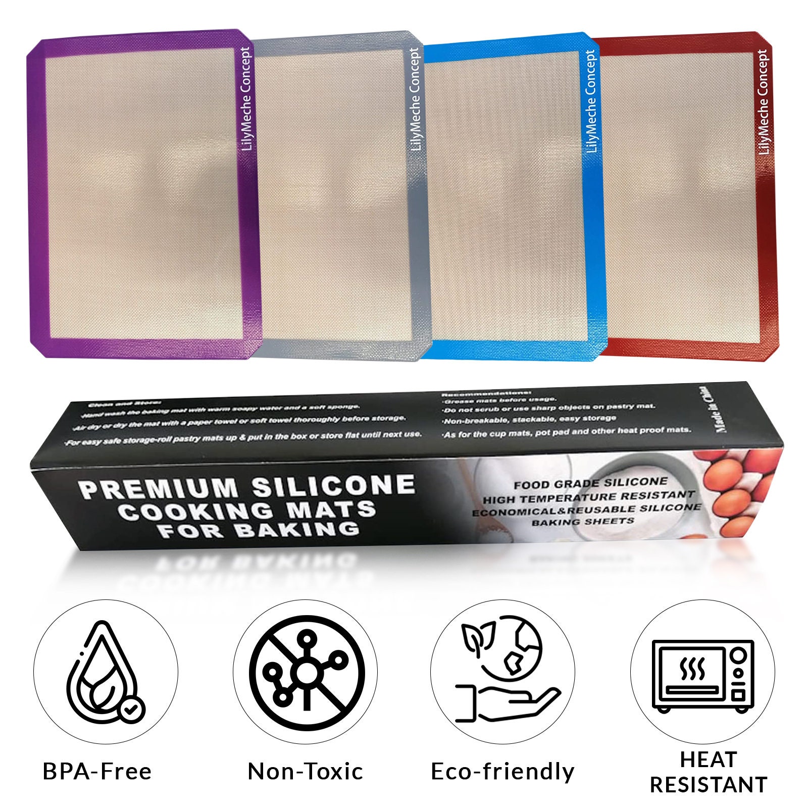 Silicone Overlay Sheets, 100 Sublimation Cover Sheets, Sublimation