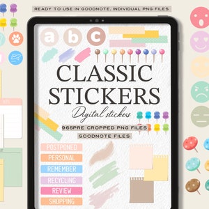 Digital Planner Stickers | everyday stickers | Goodnotes Stickers | Plant Stickers | Goodnotes Planner | Ipad Stickers | Png Stickers