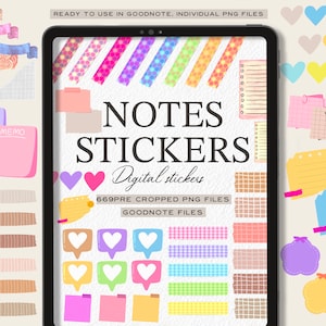 Digital Stickers | Daily Planner Stickers | iPad Stickers | Goodnotes Stickers | OneNote Stickers | Kawaii Digital Stickers | PNG stickers