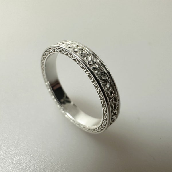 Dark Souls Darkmoon Ring Gwyndolin Silver Ring,Holiday gift,Gift for game fans