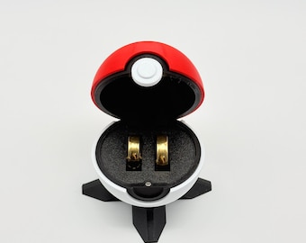 Ball Ring Box Hochzeit Heiratsantrag Ringhalter Anime Ring Box Einzigartige Ringträger