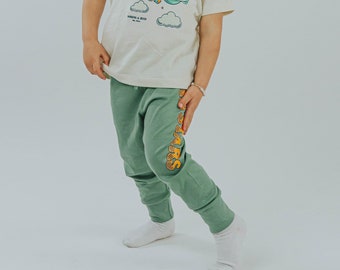 Positive Space Joggers | Kids Reach for the Stars Pants | Cute Trendy Baby Sweatpants