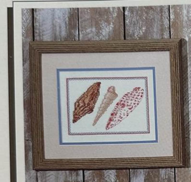 Sea Shells by Color Charts | Vintage Cross Stitch Pattern | Grandmacore ...