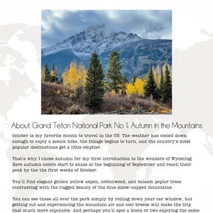 Grand Teton National Park No 1: Autumn in the Mountains PDF Downloadable Cross Stitch Pattern Stephanie Craig Moyo Cross Stitch the Globe image 4