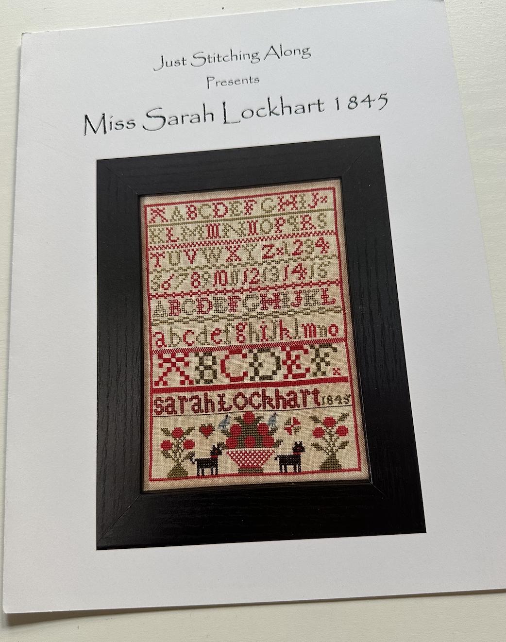 Miss Sarah Lockhard 1845 by Just Stitching Along - Cross Stitch