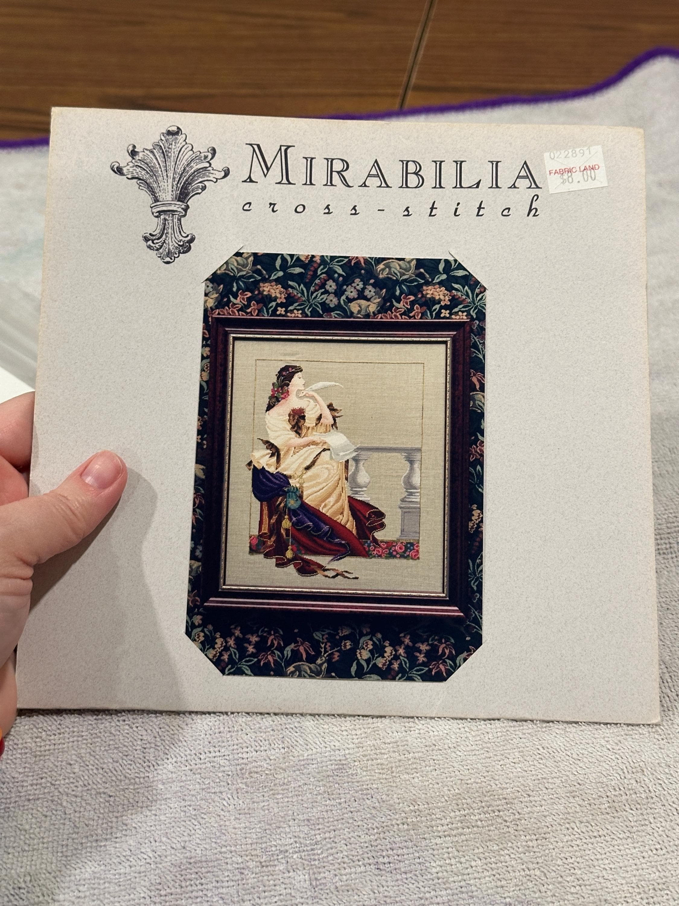 Kit Point De Croix Mirabilia – La Dame Du Drapeau MD-62 – Nora Corbett