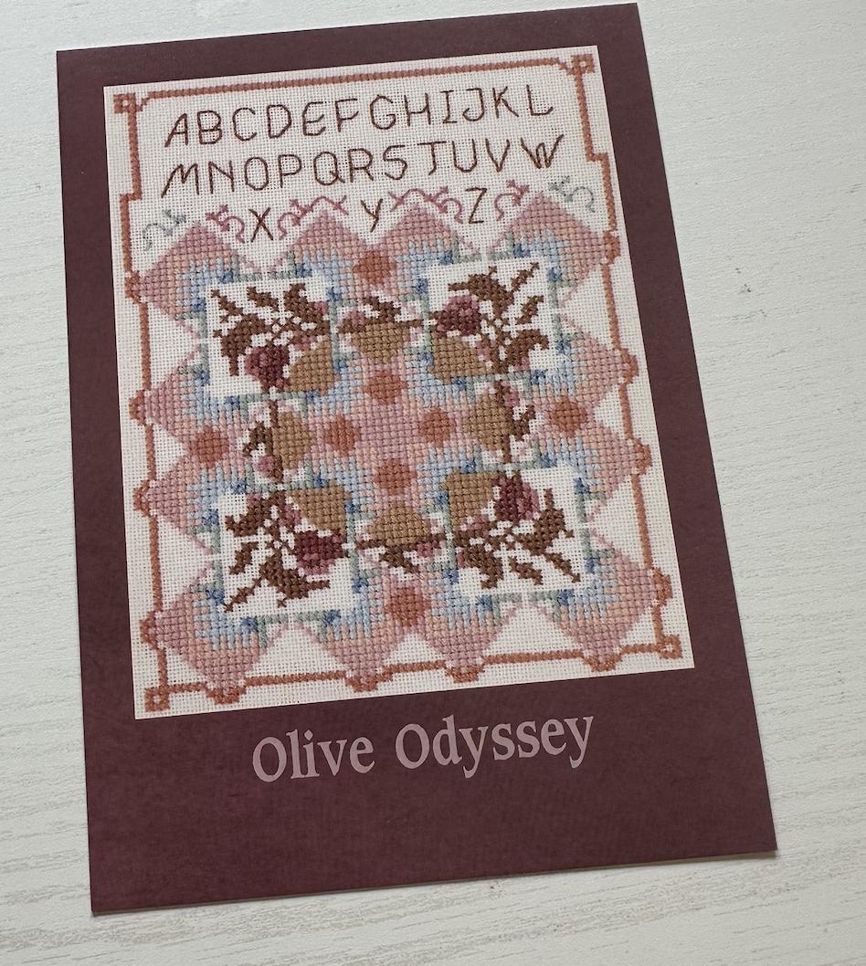 ORVIS 刺繍パッチ 1枚 オービス レア ビンテージ Simply Perfect SamplersのOlive Odyssey | ヴィンテージクロス