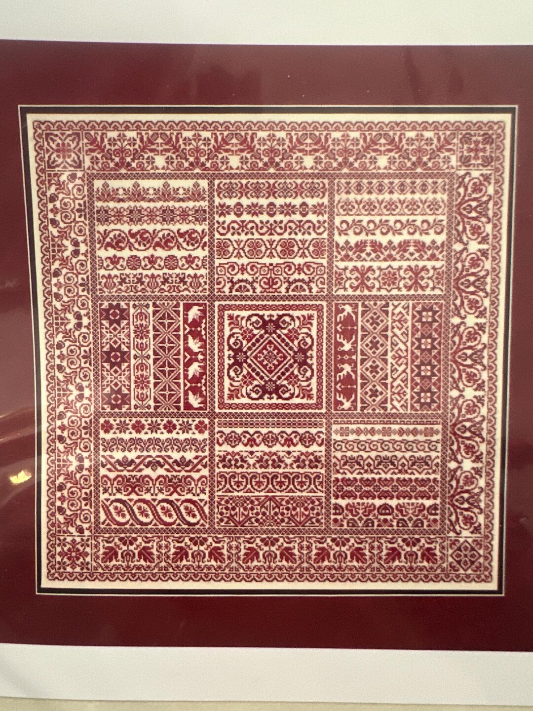Red Ribbon Sampler Pack Rhapsody in Red Ribbon Sampler by Sampler Cove - Cross Stitch Pattern ...