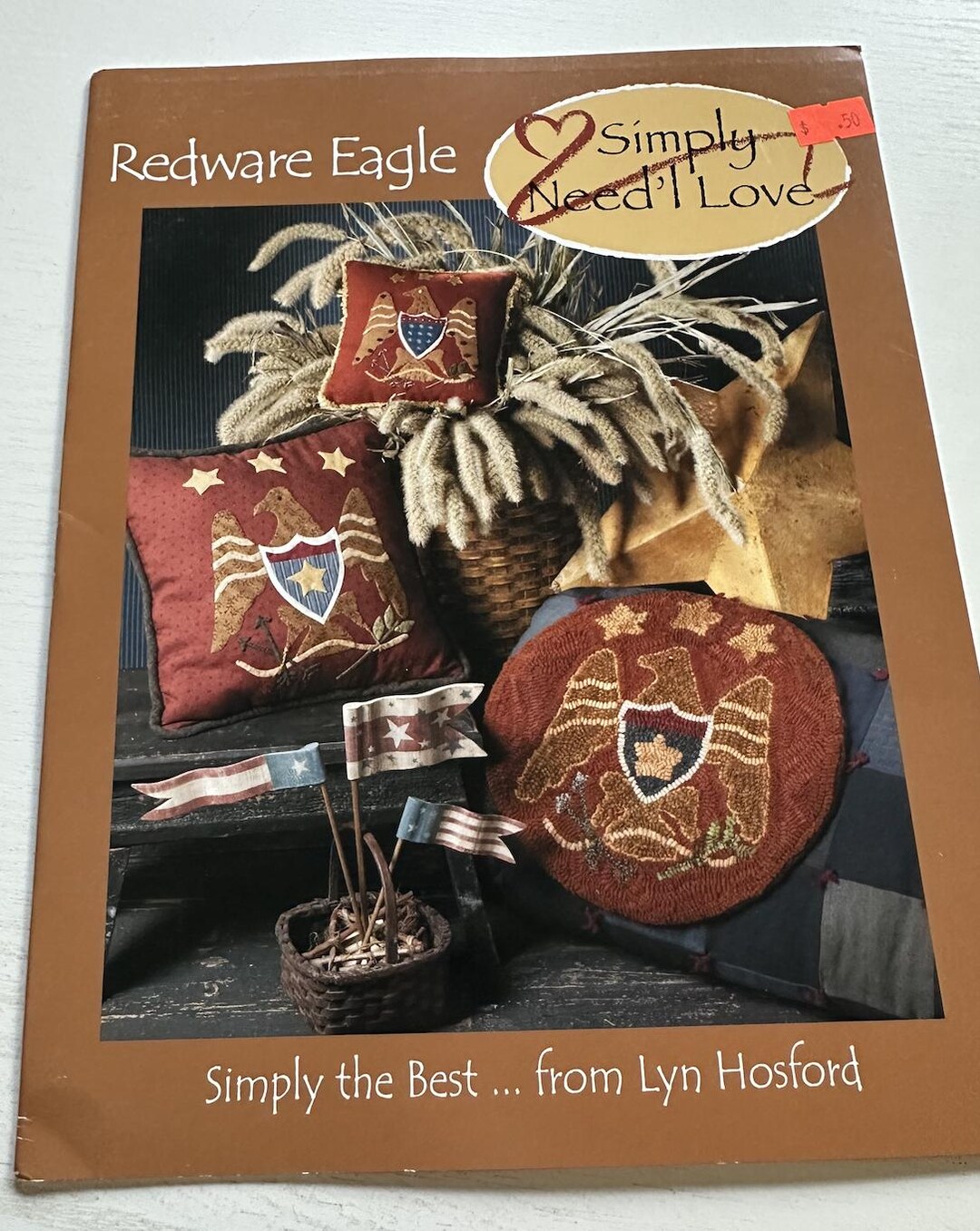 Redware Eagle by Need'l Love | Wool Work and Fabric Appliqué and Rug ...