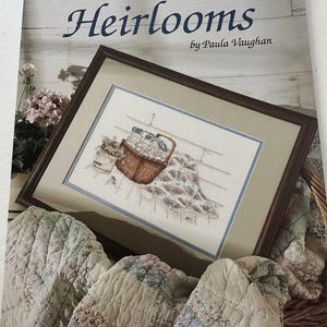 Heirlooms by Paula Vaughan Leisure Arts Book | Vintage Cross