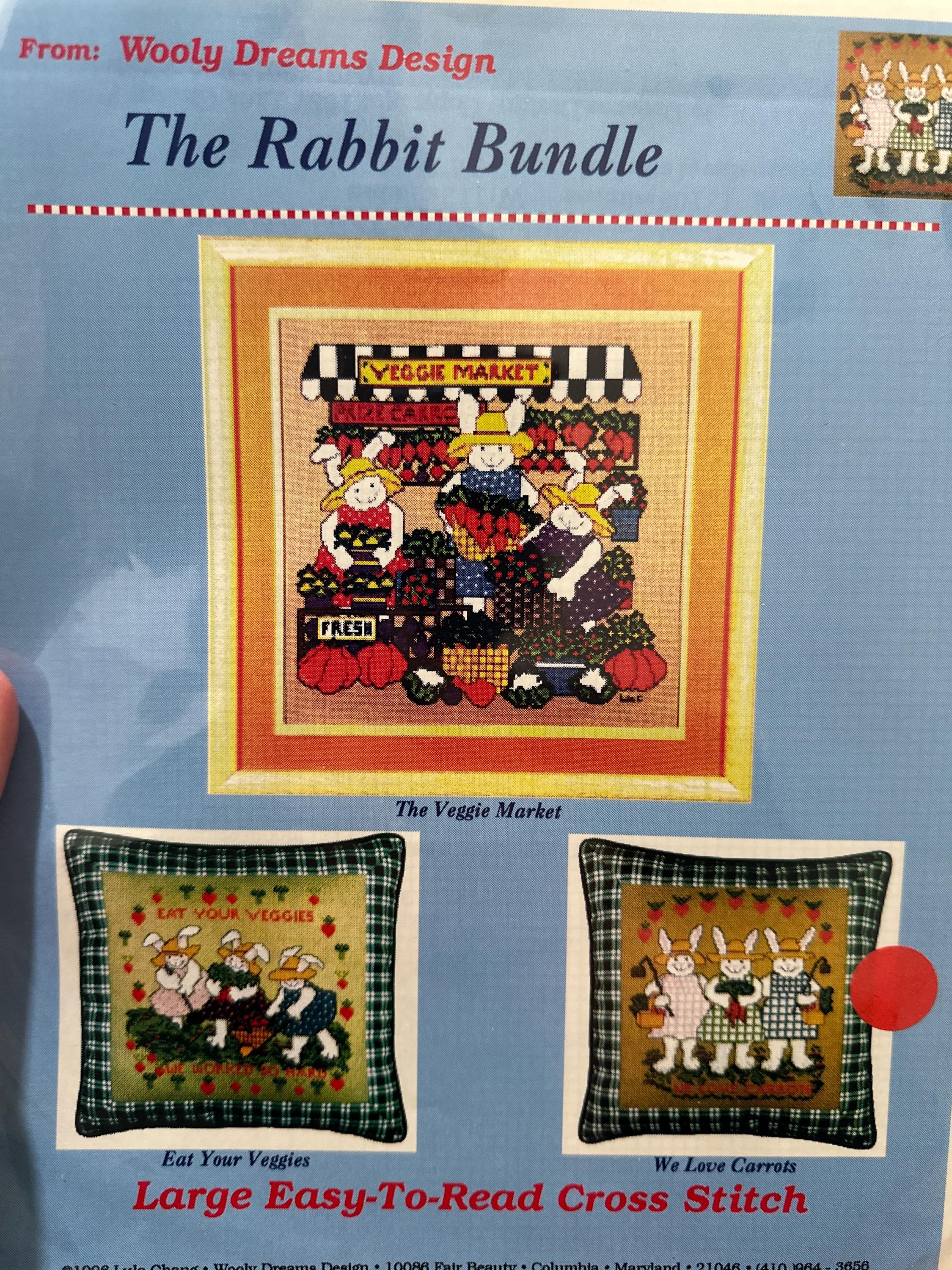 The Rabbit Bundle by Wooly Dreams Design - Cross Stitch Pattern Only - Etsy