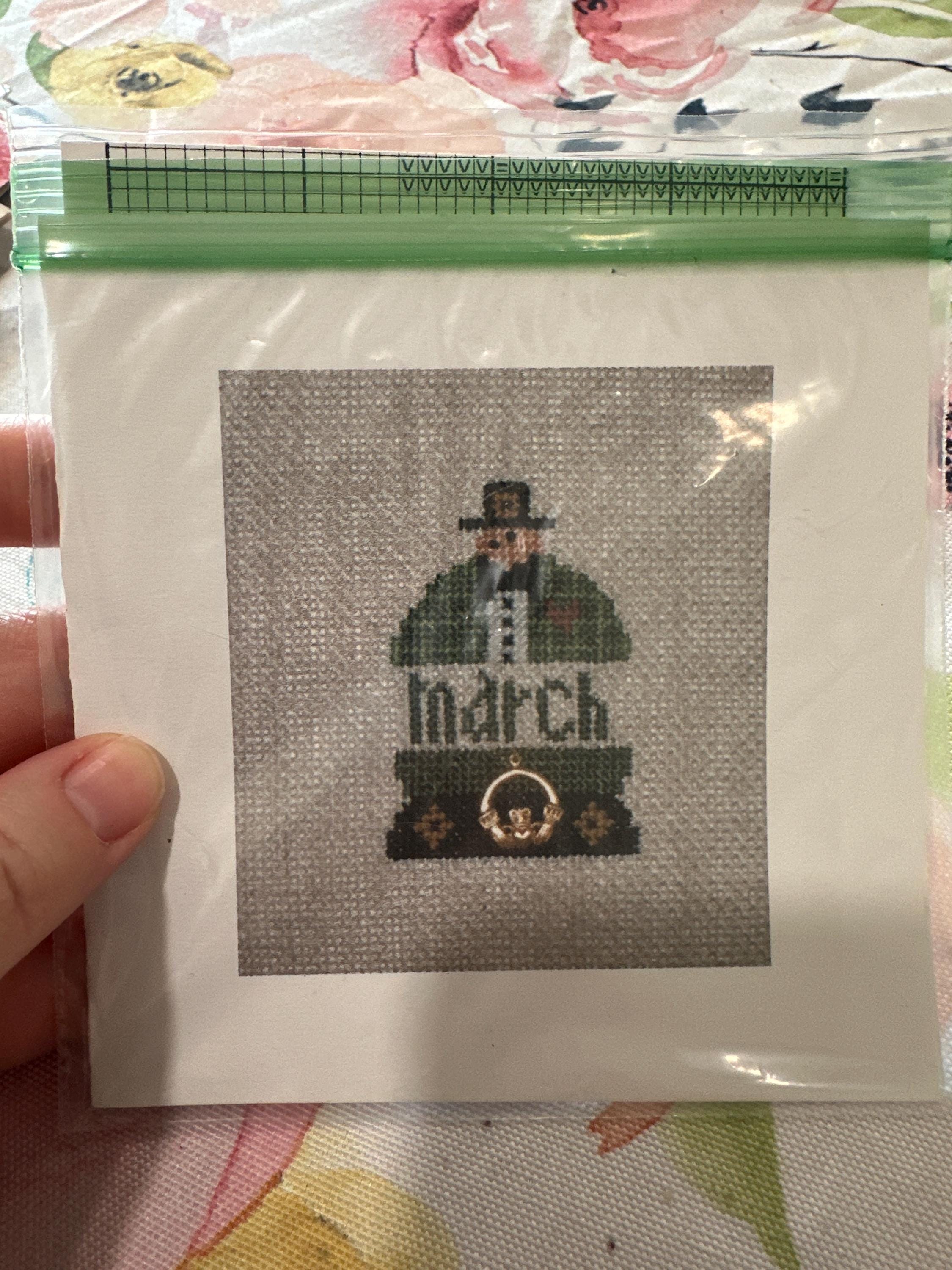 Simple March Pass Pattern Pdf March - Cross Stitch Pattern - Etsy