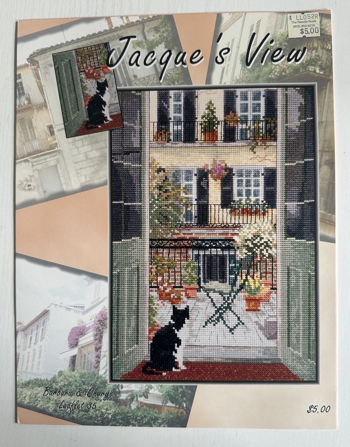 Jacque's View by Barbara and Cheryl | Cross Stitch Leaflet