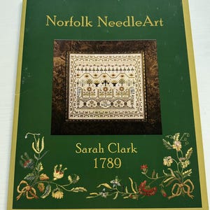Sarahs様 リクエスト 2点 まとめ商品 Sarah Clark 1789 by Norfolk Needleart - Cross Stitch Sampler