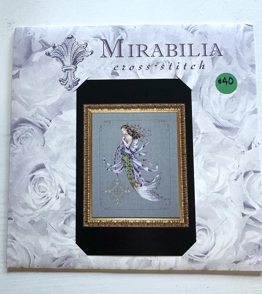 やっぱりモーツァルト SOTHEBY'S リトルマーメイド Shimmering Mermaid by Mirabilia OOP - Cross Stitch Pattern Only
