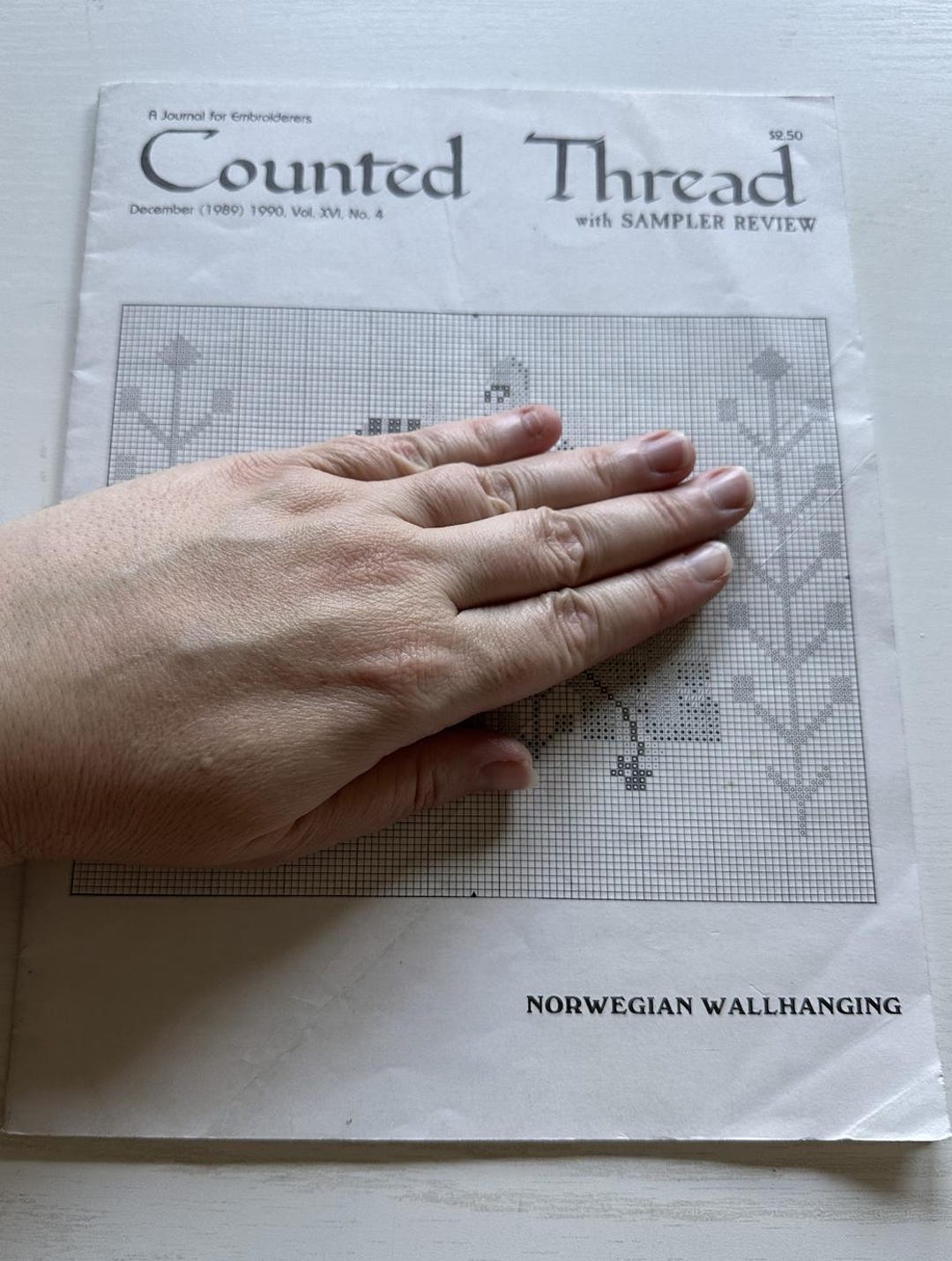 Counted Thread With Sampler Review Included Norwegian Wallhanging ...