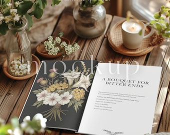 open magazine mockup | magazine mockup | minimalist | modern | professional | aesthetic | photoshop file | content creator | designer