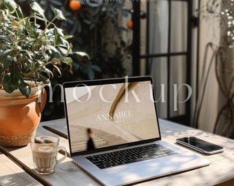 macbook mockup | laptop mockup | instant download | modern mockup | photoshop & jpg file | content creator | marketing | professional mockup