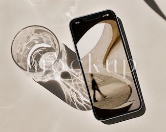 iphone mockup | phone mockup | instant download | modern boho | photoshop & jpg file | for content creators | marketing |