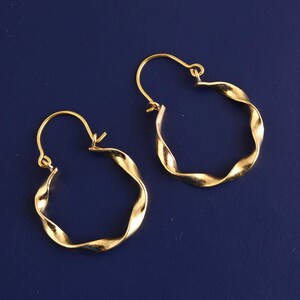 Hammered Hoop Earrings, ethnic earrings, brass earring , tribal earring , golden hoop , original earrings , bohemian