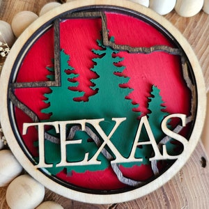 Texas 3D Ornament
