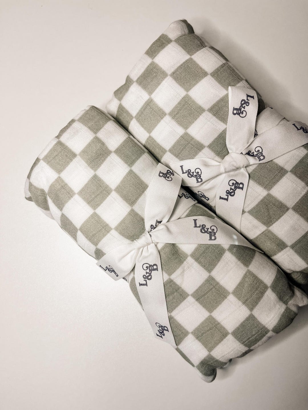 Mother Puffer Cart Blanket - Green Checkered