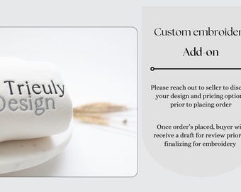Add-on Custom Embroidery