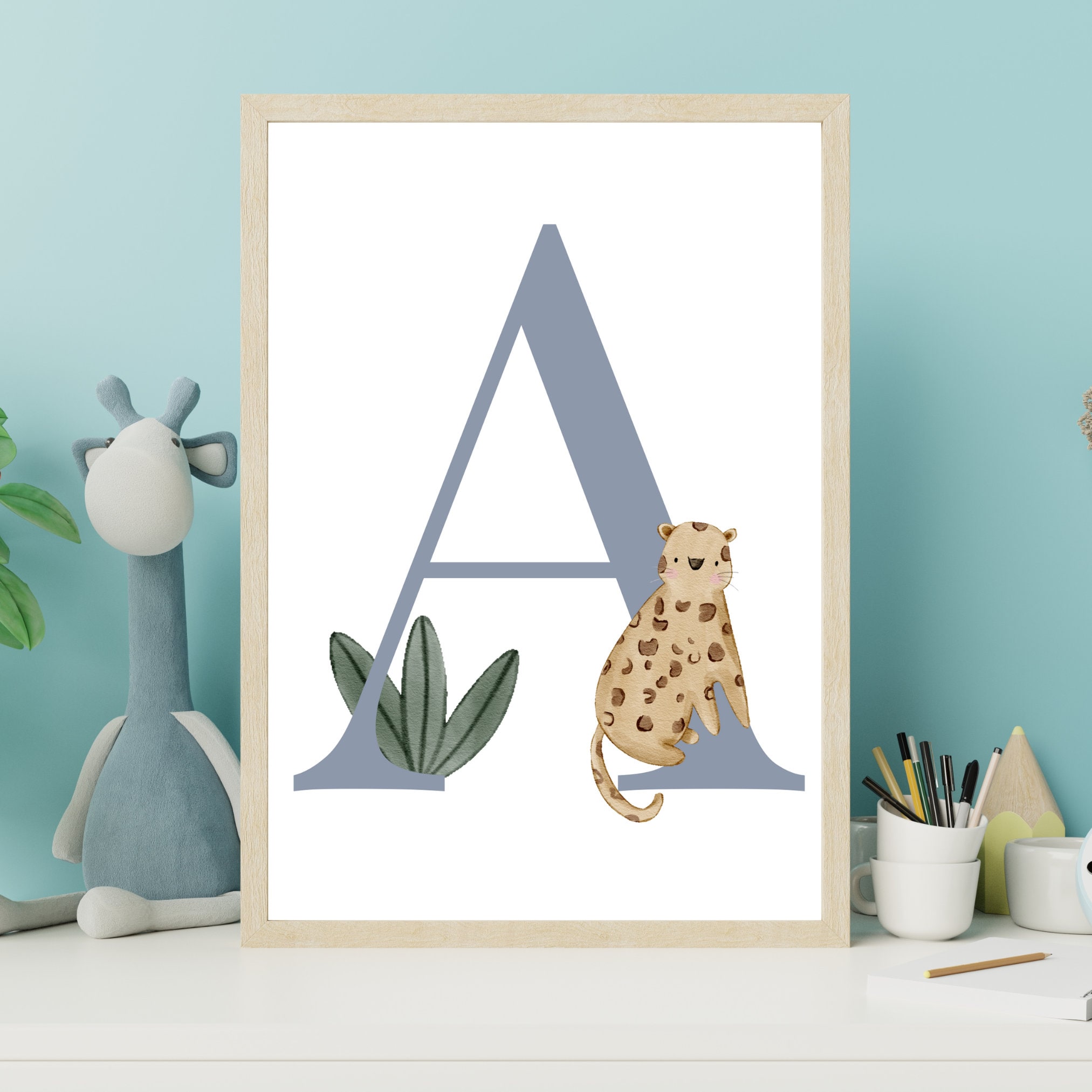 Jungle Animals Nursery Wall Art Nursery Wall Art Animal Nursery Wall