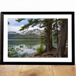 Mountain Lake Photography, Lake Tahoe, Instant Download, Heavenly Mountain, Mount Tallac, South Lake Tahoe, Printable Landscape Photography
