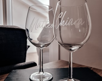 Calice Personalizzato - Bicchiere Vino Personalizzato