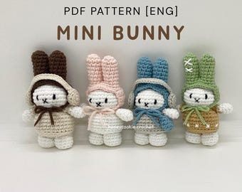 Crochet Bunny Plush Pattern | Hooded Bunny Doll PDF