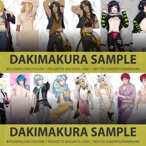 Various Dakimakura / Body Pillow (Lilia, Leona, Ai Mikaze, Gaara, Deidara, Shigaraki, Fandaniel, Armin Arlert, Saitama, Lio Fotia, Etc)