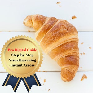 Élégance Beurrée: Croissants - Pâtisseries Françaises Feuilletées pour une Délicieuse Gâterie !