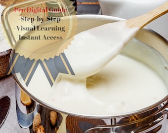 Instant Download Bechamel Sauce Recipe - Learn How to Make Gourmet Sauce at Home - Elevate Your Cooking Skills - Great Gift for Chefs