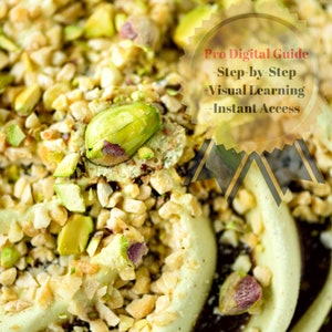 Pistachio Ice Cream Recipe: Easy Egg-Based Dessert (Digital Download)