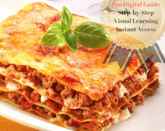 Airfryer Lasagna Recipe: Handmade DIY Meal (PDF)