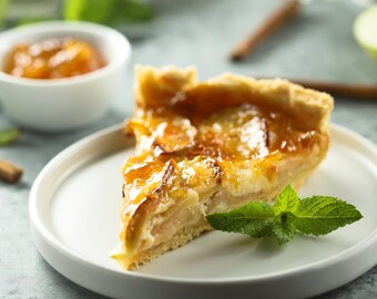 Apple Tart Recipe: Sweet Cinnamon, Buttery Crust (instant Download