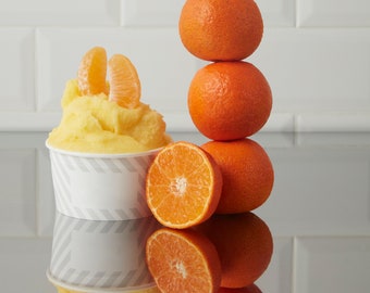 Homemade Tangerine Sorbet Recipe, Step-by-Step Dessert Guide, Instant Download PDF - Unique Gift for Aspiring Chefs