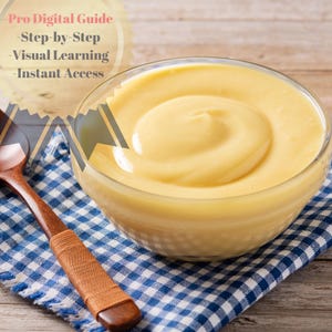 Homemade Pastry Cream Recipe: DIY Dessert Filling (Digital Download)