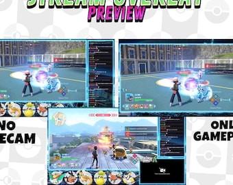 aiブーケオーダーページ Pokémon Legends Z-A | Customizable Twitch Stream Overlay | 3