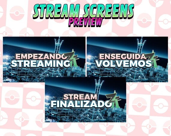 Pokémon Legends Z-A | Twitch Screens | 3 Versions || Pantallas De