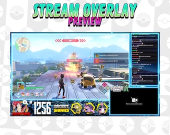 Pokémon Legends Z-A | Customizable Twitch Stream Overlay | 3