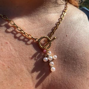 Cross necklace, stainless steel necklace, baptism necklace, astrology necklace, pendant necklace, religious jewelry, gift for her