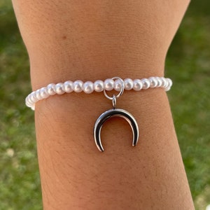 Fine pearl bracelet for women, personalized bracelet, minimalist bracelet, gift for her