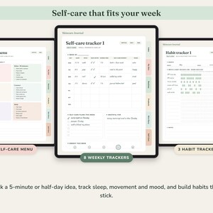 Skincare Journal Printable, Self Care Planner, Routine Tracker, Skin Diary, Product Inventory, Digital Undated image 7